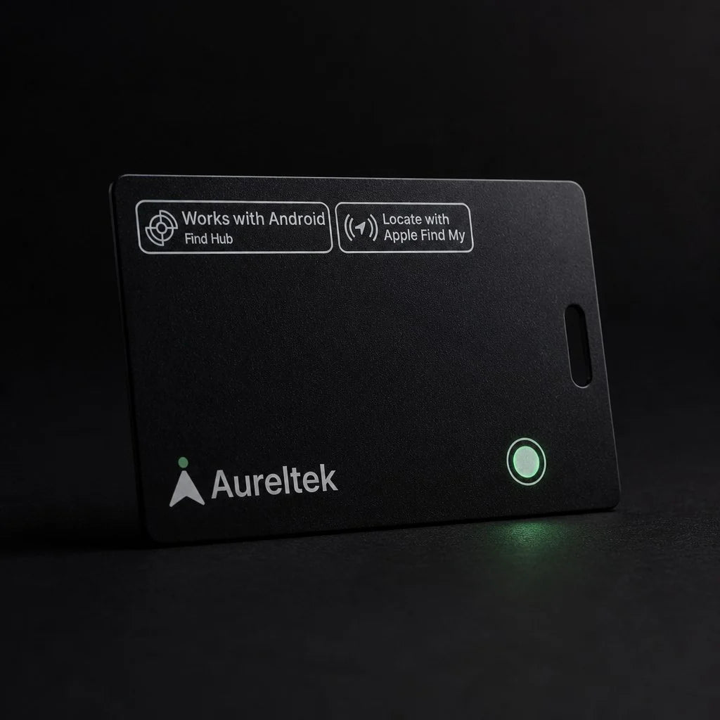 Aureltek Tracking Card front