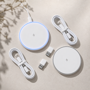 Magsafe Charger 2 Pack Magnetic Wireless Charger Fast Charging Pad Compatible with Iphone  & Airpods & Android